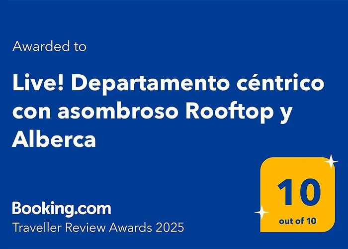 Live! Departamento Céntrico Con Asombroso Rooftop Y Alberca